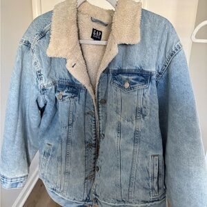 Fleece Lined Denim Jacket